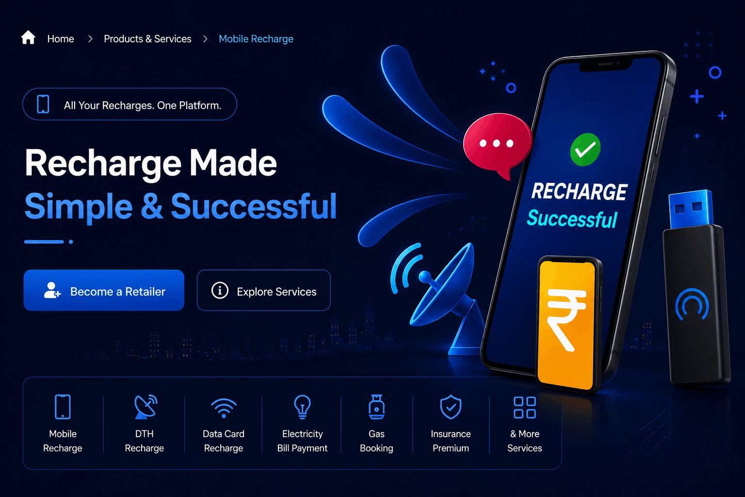 Prepaid Recharge Services